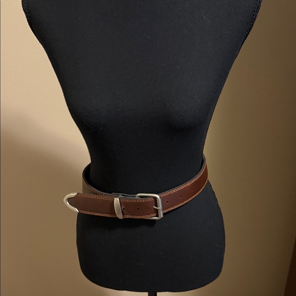 Handmade Accessories - Vintage Handmade Brown Leather Belt